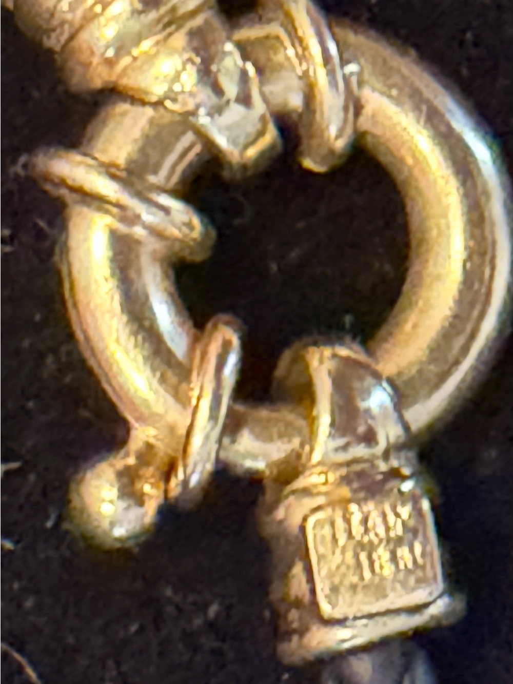 Custom & Handcrafted Vintage 14k Triangle Pendant w/18k Gold/Leather Choker OOAK - Picture 9 of 11